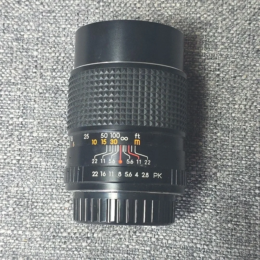 SEARS Multicoated 1:2.8 F=135mm Auto Zoom Lens 960114 W/ Lens Caps Case Vintage